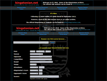 Tablet Screenshot of kingstonian.net