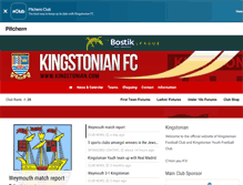Tablet Screenshot of kingstonian.com